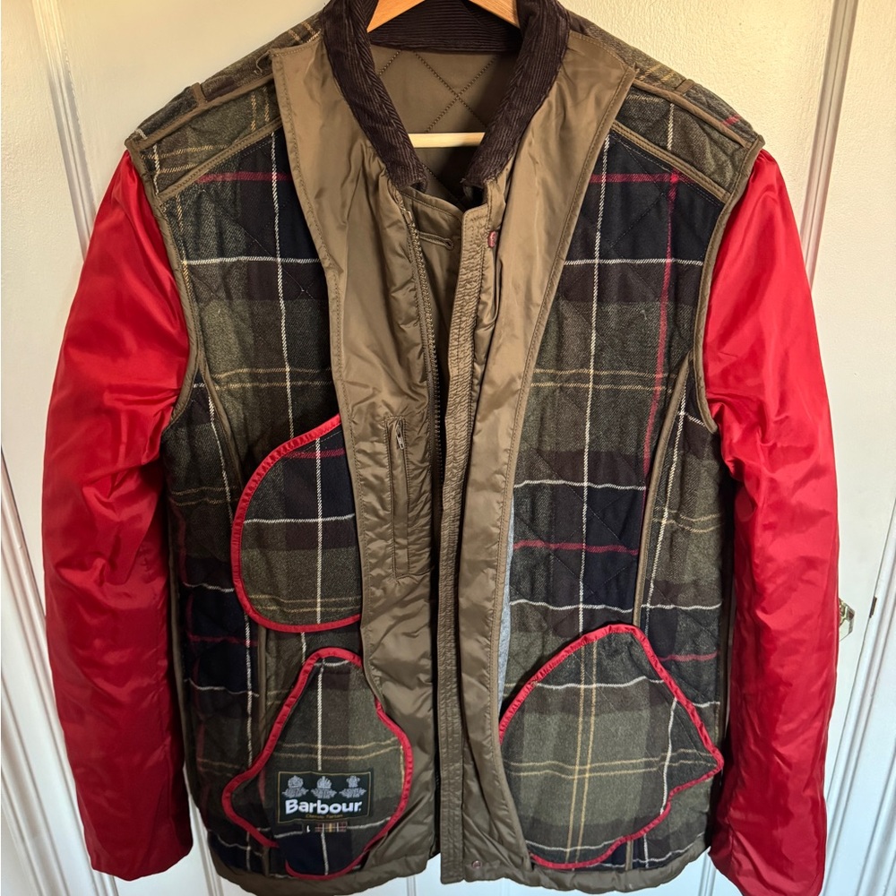 Barbour Men’s Fortnum Quilted Jacket in Olive - Size Large - Picture 5 of 6